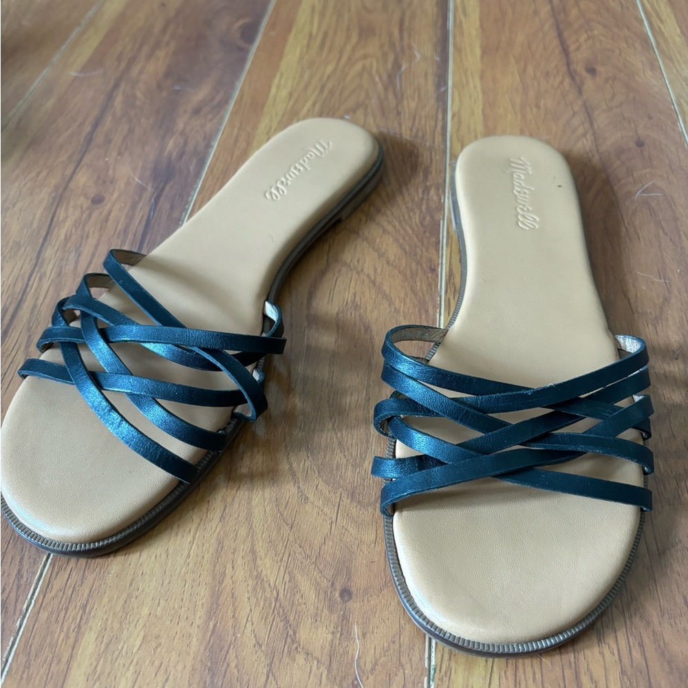 Madewell Black Gorgeous Strappy Sandals!